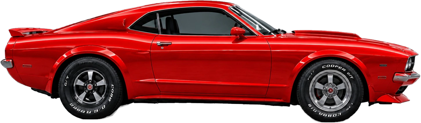 O Zenith GT na cor Vermelho Racing, vista lateral
